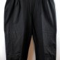 Carole Little Black Women's Pull On Casual Pants Ruffle Bottom Side Zip 3X 056