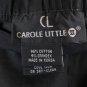 Carole Little Black Women's Pull On Casual Pants Ruffle Bottom Side Zip 3X 056