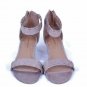 Report Women's Macala Nude Wedges Ankle Strap Back Zip All Man Made Size 8