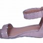 Report Women's Macala Nude Wedges Ankle Strap Back Zip All Man Made Size 8