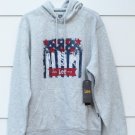 Lee Regular Fit USA Gray Men's Long Sleeve Hoodie Drawstrings Size Medium 010 Lee Regular Fit USA Gray Men's Long Sleeve Hoodie Drawstrings Size Medium 010