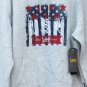 Lee Regular Fit USA Gray Men's Long Sleeve Hoodie Drawstrings Size Medium  010