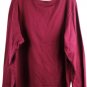 Sonoma Jean Co Red Womens Long Sleeve Shirt Pullover 2X 058