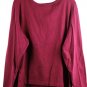Sonoma Jean Co Red Womens Long Sleeve Shirt Pullover 2X 058