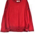 Emma James Red Women's 2 Piece Sweater & Sleeveless Blouse Size 2 & 1 039