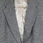 Austin Reed Gray Plaid Men's Blazer Jacket Padded Shoulder Lined 42R