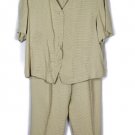 Tamotsu Brown Women's Career 3Pc Pants Top Blazer Set Outfit Size 2  018