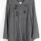JM Collection Gray Green Women's Long Sleeve Knit Sweater 2X 014