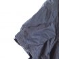 Venezia Blue Women's Collared Top Blouse Button Front Short Sleeve Size 20 039