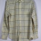 St John's Bay Yellow Check Men's Long Sleeve Dress Shirt Button Down Medium 003 St John's Bay Yellow Check Men's Long Sleeve Dress Shirt Button Down Medium 003