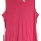 Liz & Co Pink Women's Sleeveless Tank Top Pullover 2X 007