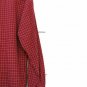 Tommy Hilfiger Men's Long Sleeve Shirt Red Plaid and Checks 100% Cotton Large 06