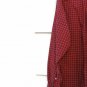 Tommy Hilfiger Men's Long Sleeve Shirt Red Plaid and Checks 100% Cotton Large 06