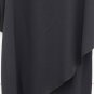 Anne Klein Women's Shift Dress Black Boat Neck 3/4 Sleeve Size 10  006