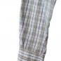 Chaps Plaid Classic Twill Men's Dress Shirt Long Sleeve Button Down Medium 002