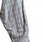 Chaps Plaid Classic Twill Men's Dress Shirt Long Sleeve Button Down Medium 002