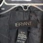 Lane Bryant Black Women's Light Coat Front Button Up Closure Padded 18/20