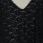 Emma James by Liz Claiborne Black Women's Top Blouse 3/4 Sleeve Lace Size 1  022