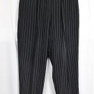 Dressbarn Black Blue Stripe Women's Pull On Dress Pants Elastic Waist Sz 20 037 Dressbarn Black Blue Stripe Women's Pull On Dress Pants Elastic Waist Sz 20 037