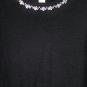 Dressbarn Black Women's Sleeveless Blouse Top Beads Neckline Size 14/16 001