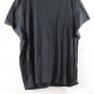 Dressbarn Black Women's Top Blouse Short Sleeve V Neck Pullover 3X 040