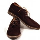 Kenneth Cole Reaction Men's Chukka Boots Brown Suede Leather Lace Up Size 11.5