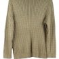 Lauren Ralph Lauren Gold Metallic Knit Women's Long Sleeve Top Blouse XXL 048