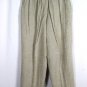 Popovitch Tan Women's 2 Pc Outfit Pants Short Sleeve Blouse Set Size X Large 014
