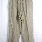 Popovitch Tan Women's 2 Pc Outfit Pants Short Sleeve Blouse Set Size X Large 014