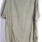 Popovitch Tan Women's 2 Pc Outfit Pants Short Sleeve Blouse Set Size X Large 014
