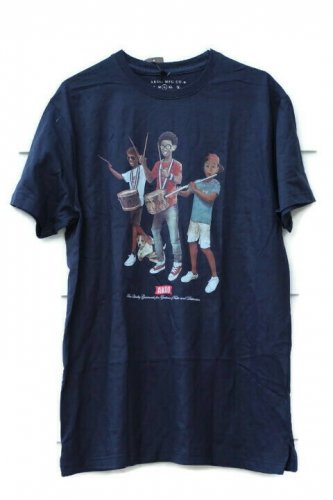 AKOO 3 Navy Patriots Short Sleeve Tee Shirt Pullover Crewneck Size Large  005