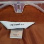 CJ Banks Orange Women's Light Blazer Jacket Open Front Lined 1X 042