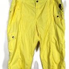 Roz & Ali Yellow Women's Capri Pants Size 22 026