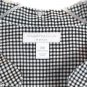 Charter Club Black White Check Women's Top Blouse Size 18W 005