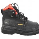 Lehigh Black Men's Safety Boots Shoes Lace Up Aquatred Chem 60 Good Year 5 M