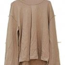 Old Navy Brown Women's Hooded Sweatshirt Wide Sleeves Size Large  007