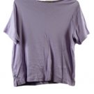 Bechamel Purple Women's Top Blouse Short Sleeve Pullover XL 054