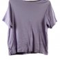Bechamel Purple Women's Top Blouse Short Sleeve Pullover XL 054
