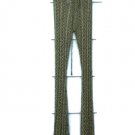 Sorelle UK Yellow Women's Metallic Glitter Mesh Knit Pants Flare Bottom  011