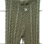 Sorelle UK Yellow Women's Metallic Glitter Mesh Knit Pants Flare Bottom  011