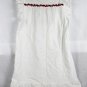 Kirundo White Women's Summer Dress Short Sleeve Ruffles Tassels Large 033