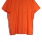 St John's Bay Orange Women's Short Sleeve Casual Top Blouse Split Neck 2X 034W