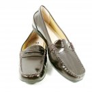 Trotters Women's Comfort Shoes Brown Slip On Loafer Square Toe Size 9 N