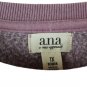 ANA A New Approach Pink Women's Padded Long Sleeve Sweatshirt Pullover 1X 048