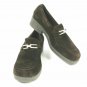 Calvin Klein CK Women's Brown Suede Dress Shoes Slip On Loafer 8.5 Italy