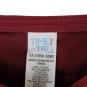 Time and Tru Red Women's U Trim Swim Bikini High Waist 1X 029
