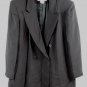 Jones New York Brown Women's Light Blazer Jacket Padded Shoulder 16W 049