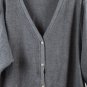Express Tricot Gray Women's Cardigan Knit Sweater Large 048