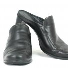 Franco Sarto Women's Clogs Mules Black Leather Heels Slip On Size 7 M Franco Sarto Women's Clogs Mules Black Leather Heels Slip On Size 7 M