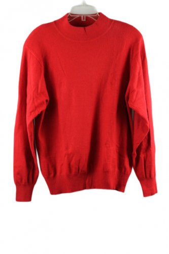 Preston & York Red Women's Cashmere Pullover Sweater Large 053